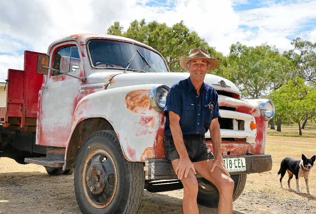 PET PROJECT: The first thing Barry plans to do after retiring from the land, aside from playing table tennis, is to do up his prized AS-160 International truck. PET PROJECT: The first thing Barry plans to do after retiring from the land, aside from playing table tennis, is to do up his prized AS-160 International truck.